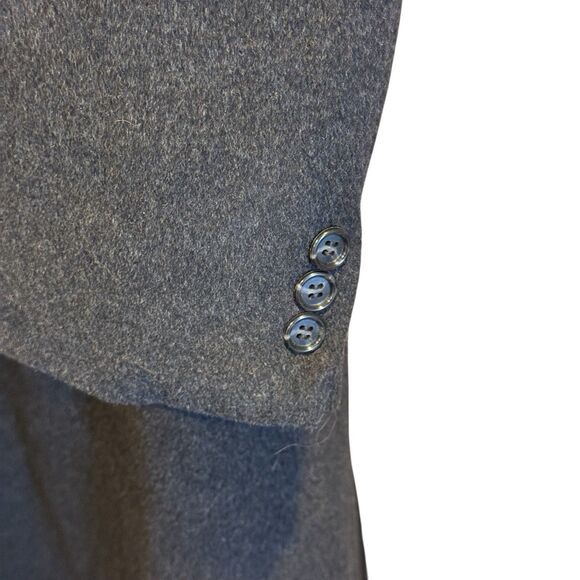 Kuppenheimer Vintage Men’s Wool Overcoat Gray 50R Made in Yugoslavia - 1980s - Picture 16 of 16